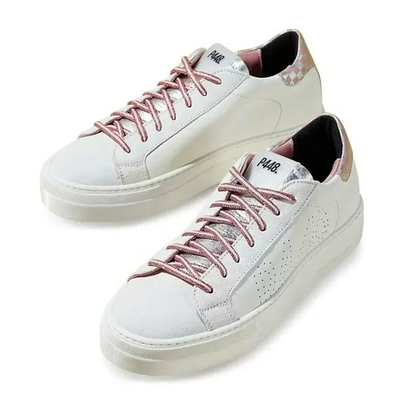 P448 Women's Thea Lace-Up Low-Top Platform Sneakers Minichess Size 40 MSRP $298 - Picture 1 of 11